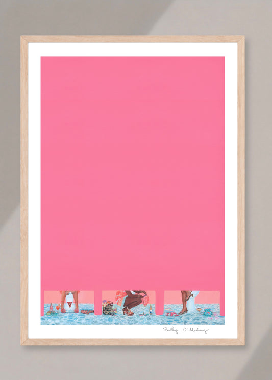 ‘Ibiza on the Rocks’ | The Girls’ Bathroom | Giclée Print