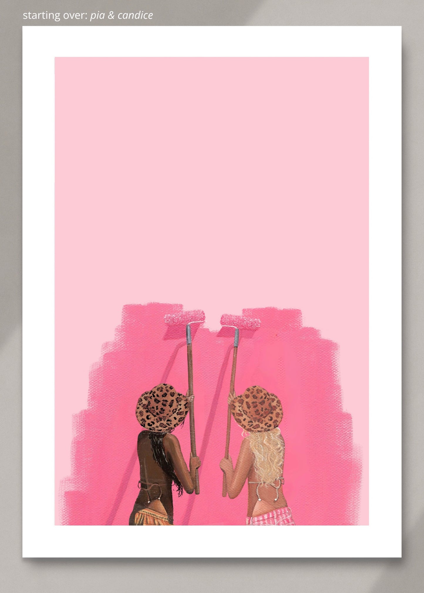 ‘Helping Hand’: Pia & Candice | A5 Print