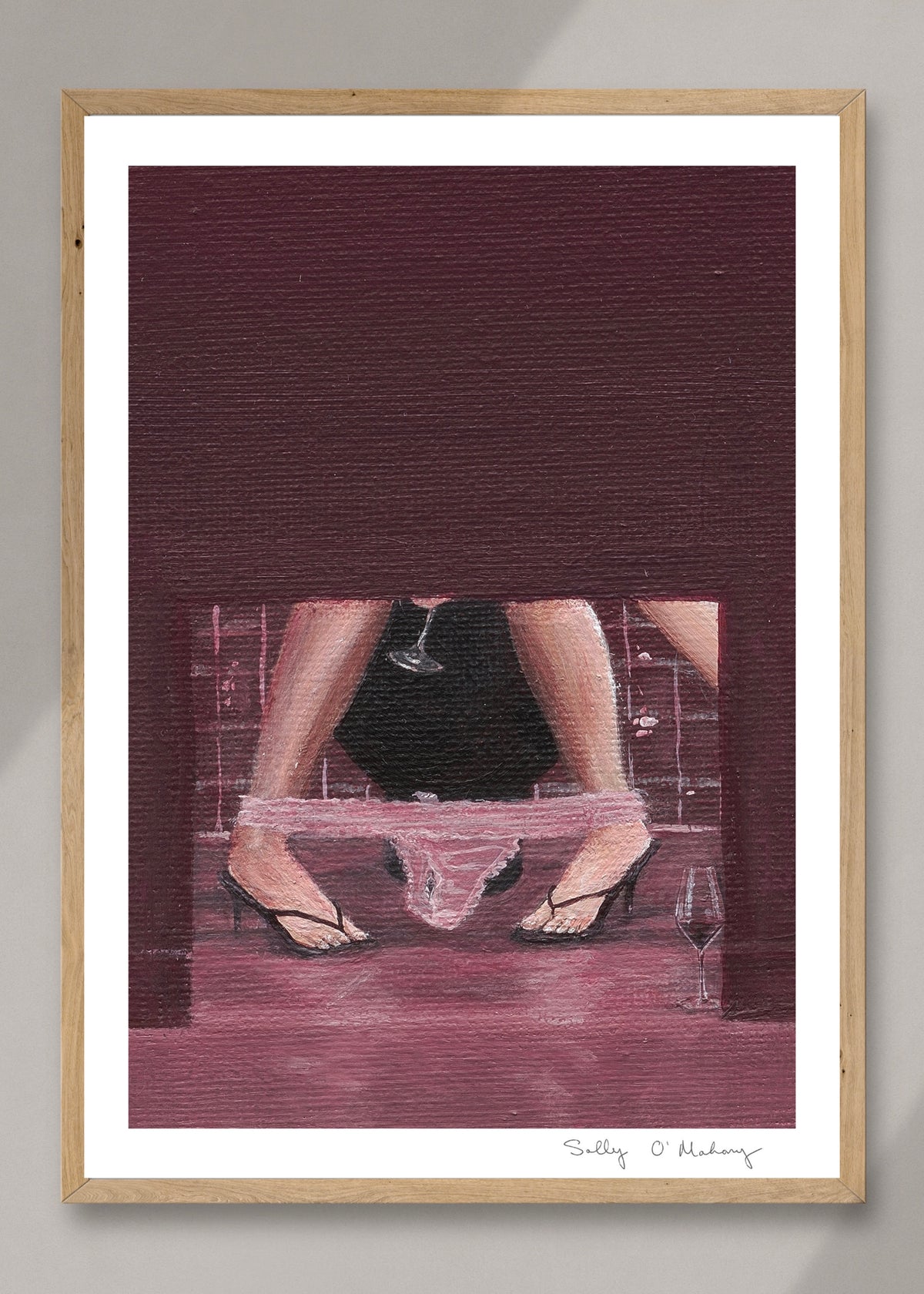 ‘Handful’ | The Girls’ Bathroom | Giclée Print