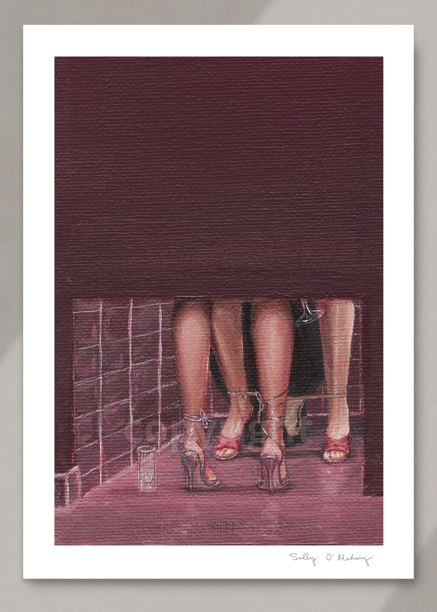 ‘Debrief’ | The Girls’ Bathroom | Giclée Print