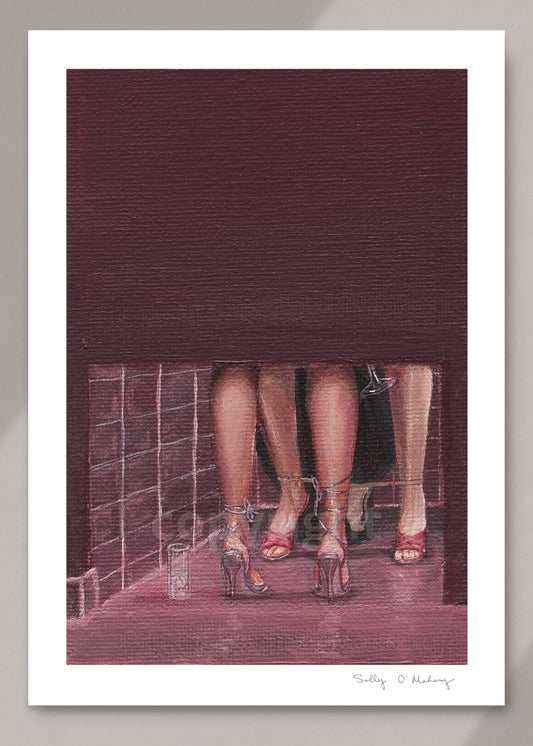 ‘Debrief’ | The Girls’ Bathroom | Giclée Print