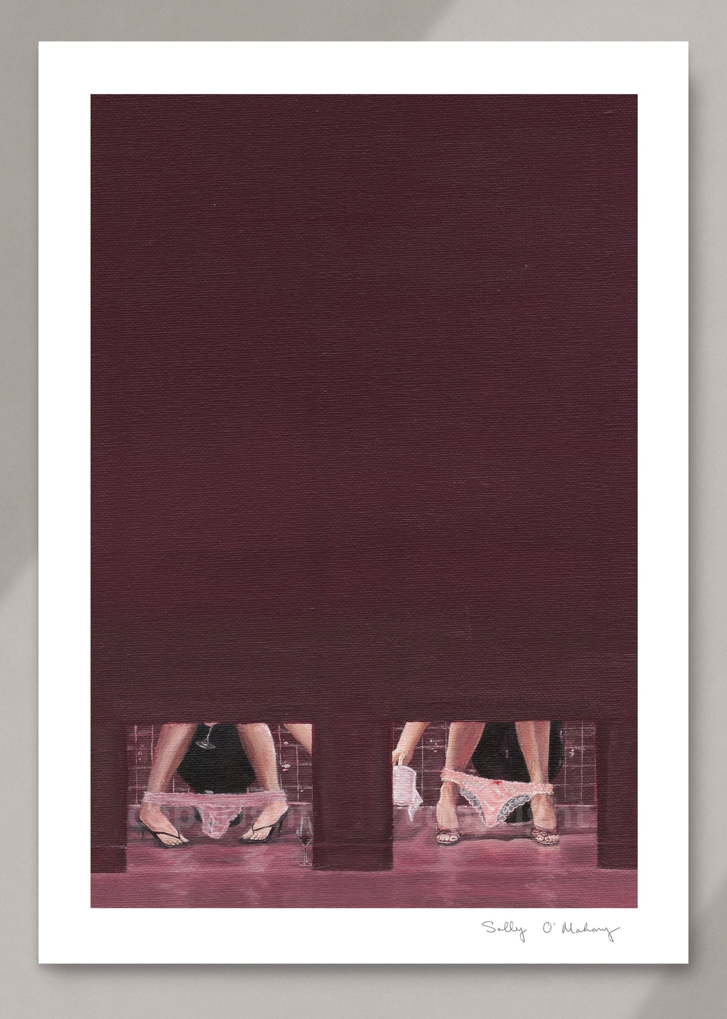 ‘In Good Hands’ | The Girls’ Bathroom | Giclée Print