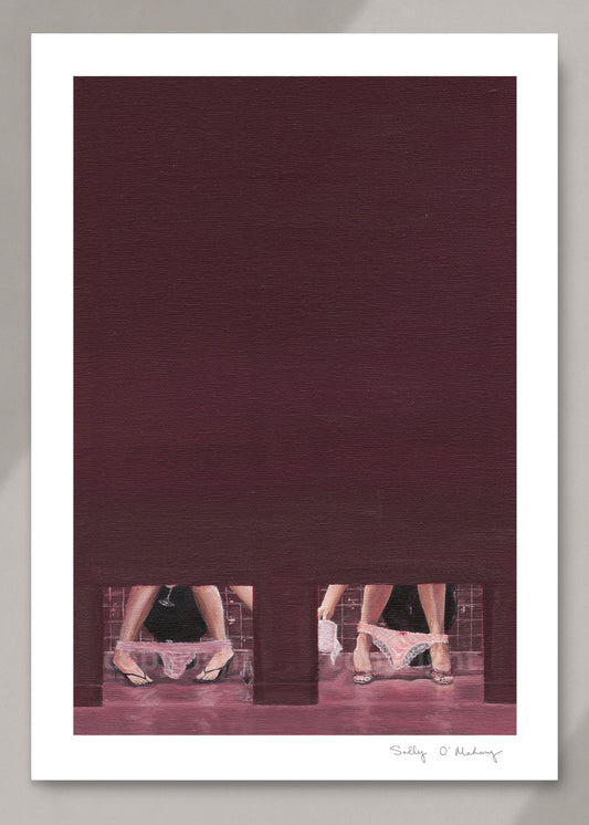 ‘In Good Hands’ | The Girls’ Bathroom | Giclée Print