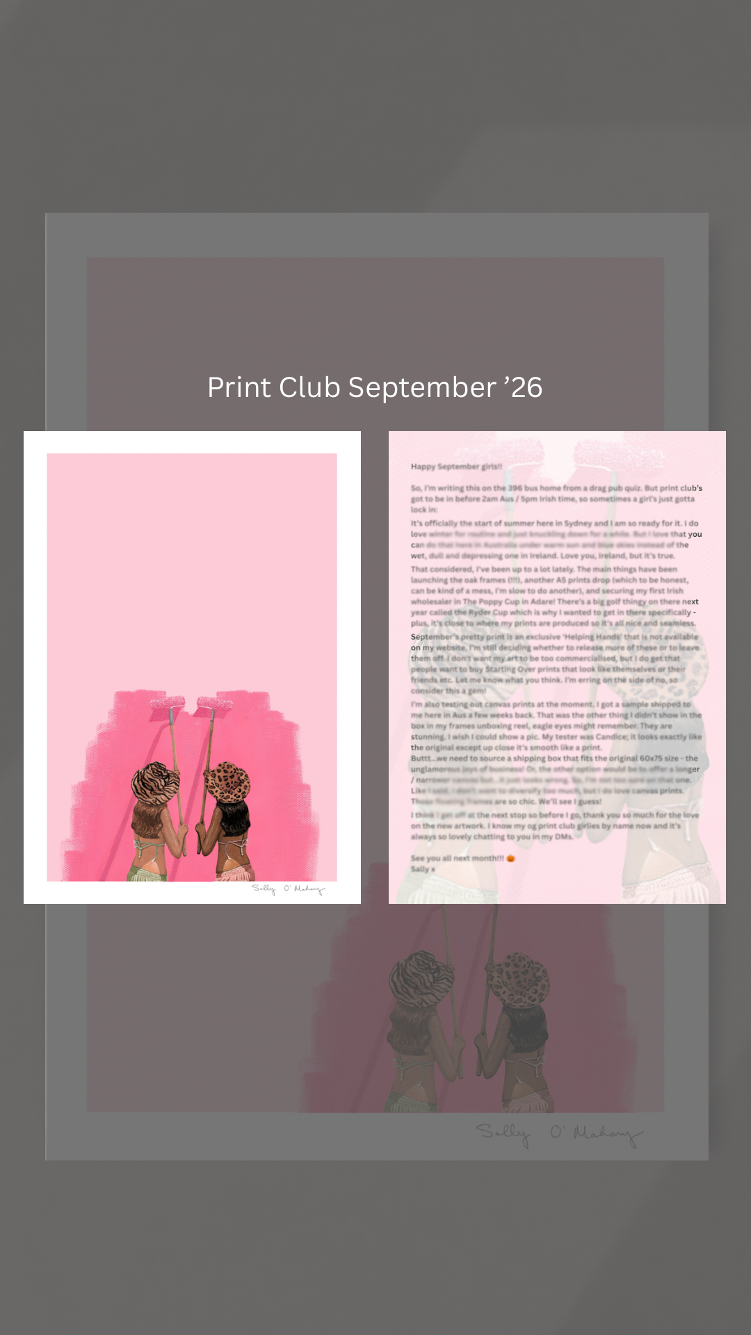 Fresh Coat | Starting Over Print Club