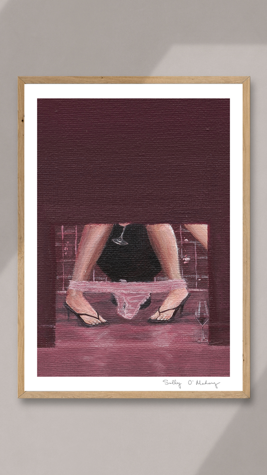 ‘Handful’ | The Girls’ Bathroom | Giclée Print